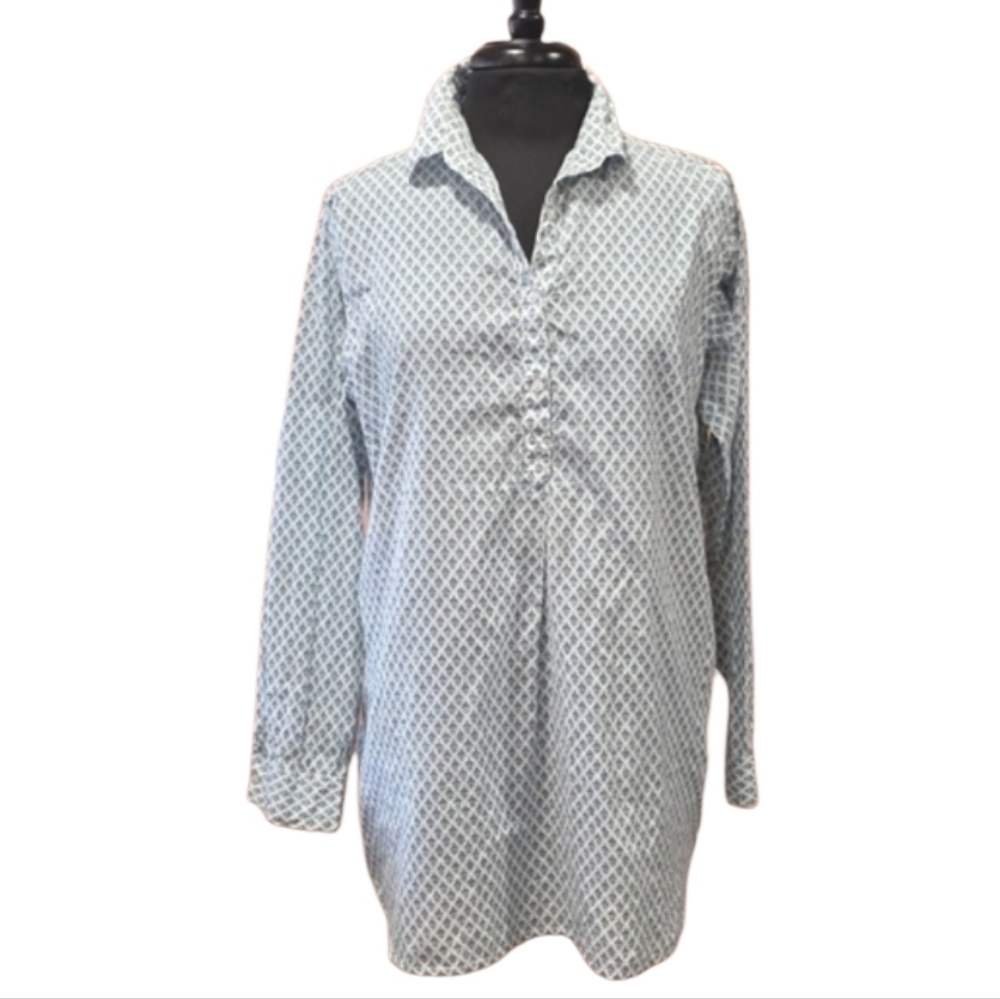 Coastal Boo Gemes Tunic Dress Luxe Resortwear Cotton Beach Chic